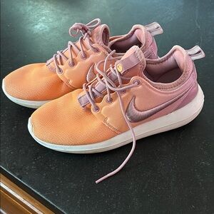 Nike Pink and Orange Gradient Sneakers Women’s Size 8.5
